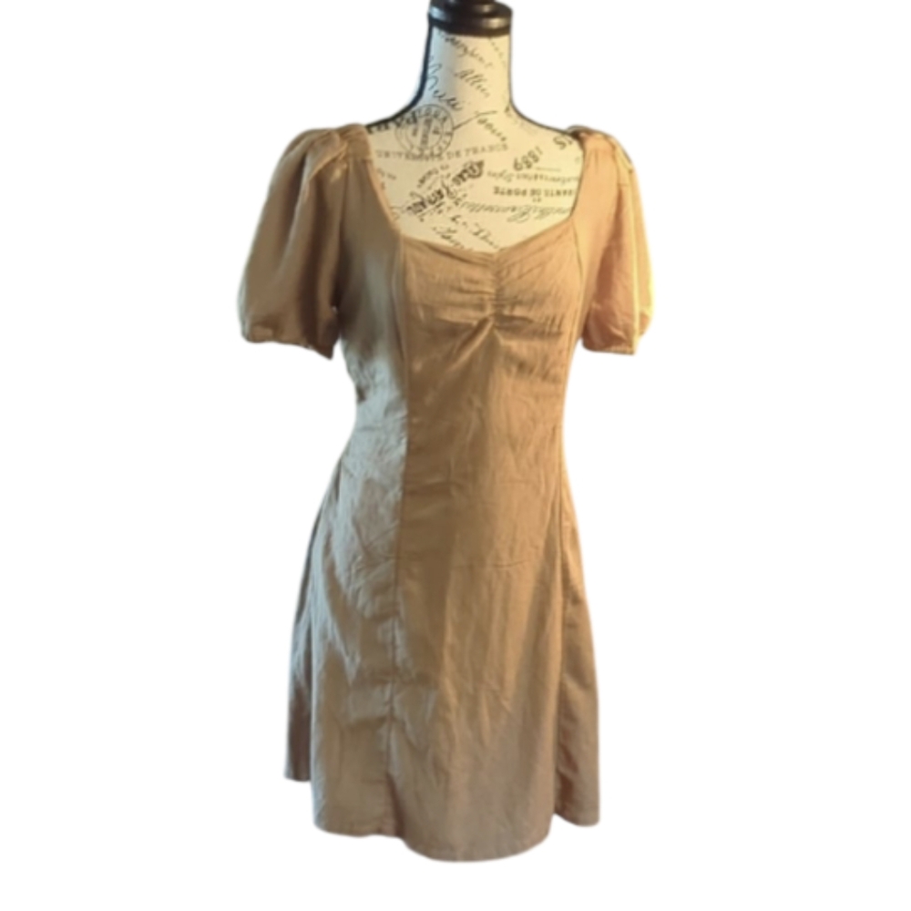 Size S Japna Tan Midi Dress